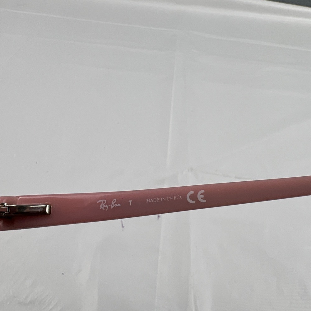 Ray Ban RB 5255 5024 Rectangle Black Pink Eyeglasses Frames Only 53-16-135 - Picture 12 of 16